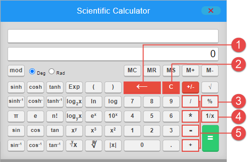 Calculator - Basic fonctions